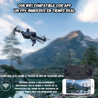 Drone 998 W Plegable Camara HD 720p Wifi Control Remoto