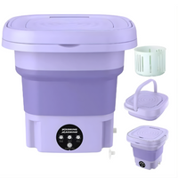 Mini Lavadora Portátil Plegable Práctica y Fácil de Transportar 9Lts