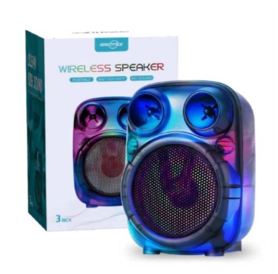 Parlante Bluetooth Mini Cabina Portatil Recargable Fm 4inch