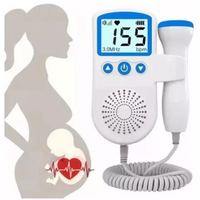 Pulsómetro Doppler Para Bebés Y Embarazadas Color Azul- Rosa