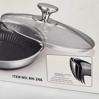 Sartén Renahouse RH24 24cm Acero Inoxidable con Tapa