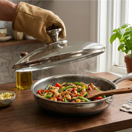 Sartén Renahouse RH24 24cm Acero Inoxidable con Tapa