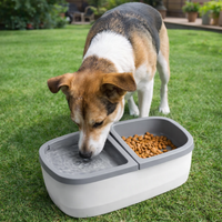 Dispensador De Comida y Fuente De Agua Para Mascotas 2 en 1