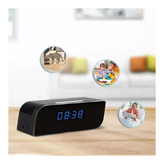 Reloj Despertador Mesa Con Camara Espia Full Hd 1080p Wifi