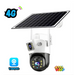 Camara Doble lente Panel Solar Simcard 4g Impermeable