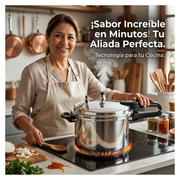 Olla A Presión Kalley 6 Litros 5 Sistemas De Seguridad 6lts