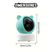 Monitor Vigilancia Para Bebe C14 Wifi Camara Hd