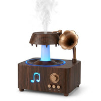Humidificador Difusor Tocadiscos Lluvia Mas Esencia