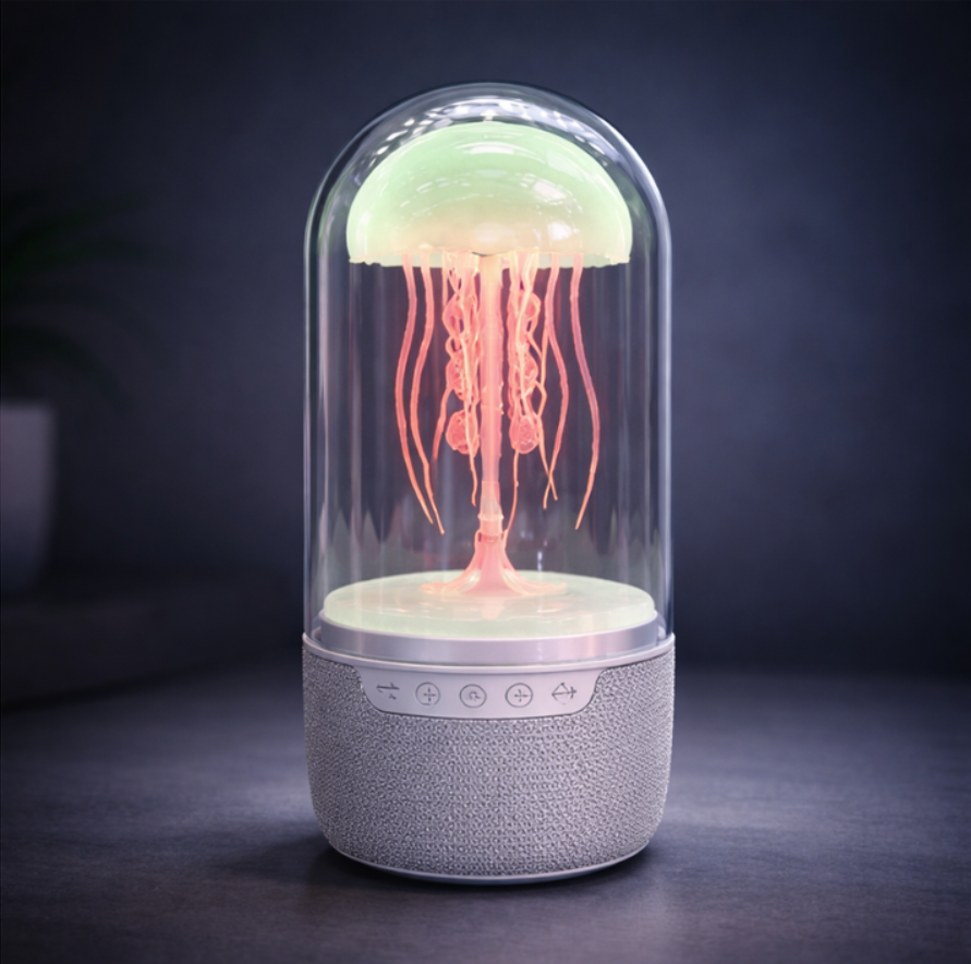 "Lámpara Led Medusa Parlante Bluetooth Luz Rgb Ambiental "