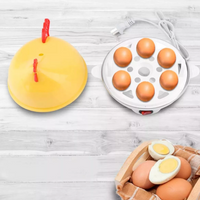 Hervidor De Huevos Eléctrico Gallina 6 Huevos Color Amarillo