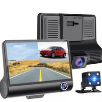 Cámara Para Carro Dvr 3 Lentes 1080p Full Hd Dash Cam 3 En 1