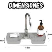 Almohadilla De Drenaje Silicona Para Grifo Antideslizante  Multiusos