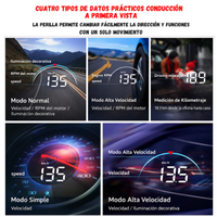 Velocímetro Digital Hud Auto Con Proyección En Parabrisas