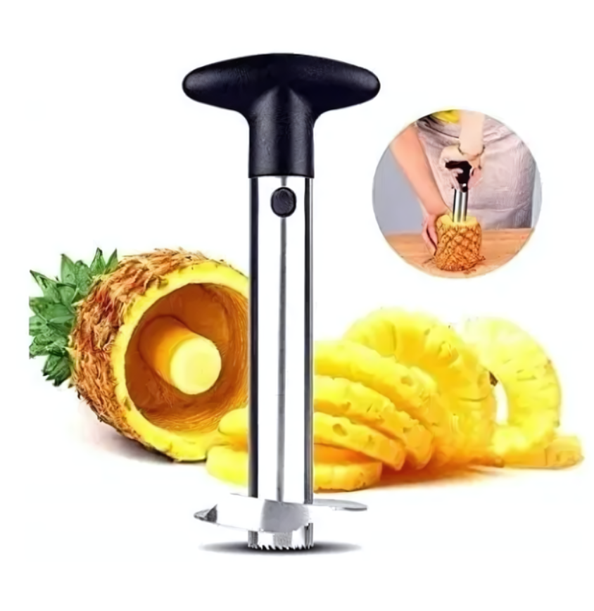 Pelador  Cortador de Piña Profesional Acero Inoxidable Mango Ergonomico