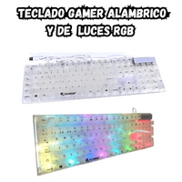 Teclado Mecánico RGB Transparente T20 – Diseño Gamer Profesional