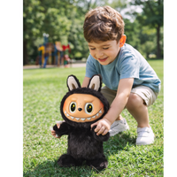 Peluche Muñeco Labubu Monsters Interactivo Baila Camina Canta Cafe