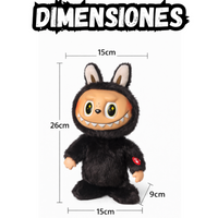 Peluche Muñeco Labubu Monsters Interactivo Baila Camina Canta Cafe