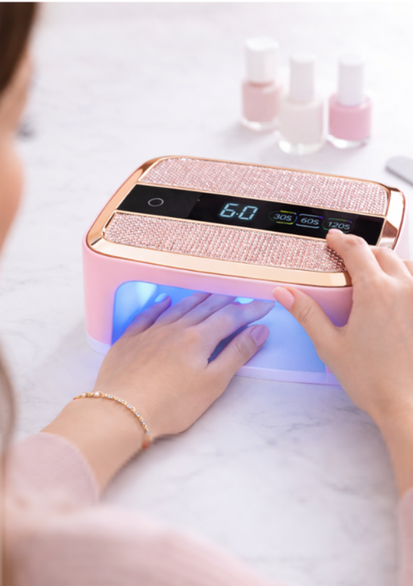 Lámpara LED UV Inteligente 168W Manicure Profesional 42 Luces