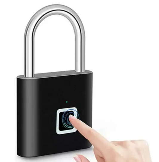 Candado Con Lector De Huella Recargable Digital Sin Llave