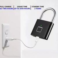 Candado Con Lector De Huella Recargable Digital Sin Llave