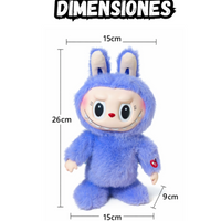 Peluche Muñeco Labubu Monsters Baila Camina Canta Morado