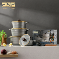 Set Juego De Ollas Con Utensilios De Cocina Multiusos 15 Piezas