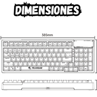 Teclado Mecánico RGB Transparente T20 – Diseño Gamer Profesional