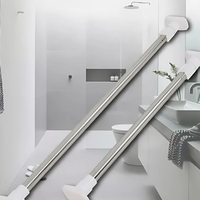 Tubo Barra Colgar Ropa Ajustable Extensible 90-160 Cm