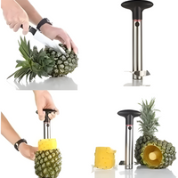 Pelador  Cortador de Piña Profesional Acero Inoxidable Mango Ergonomico