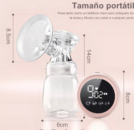 Extractor Eléctrico Doble Leche Materna Para Bebe Recargable