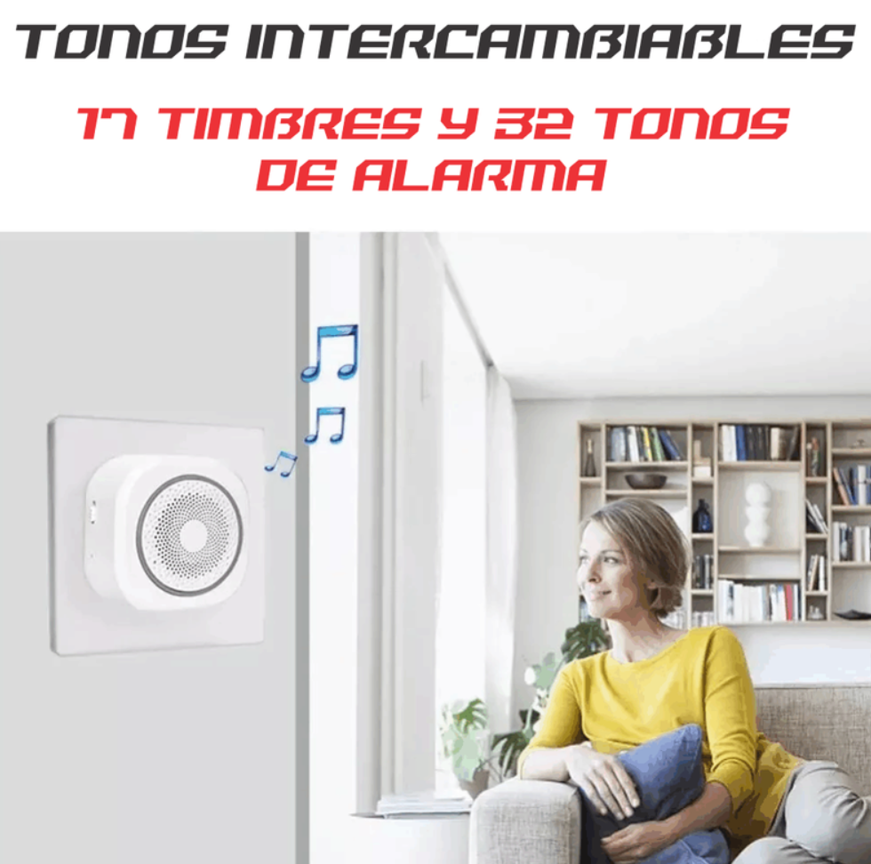 Alarma Wifi Inteligente Alexa Sensor De Puertas Y Ventanas