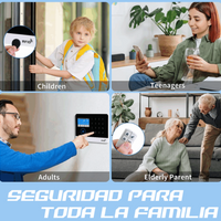 Kit Alarma Inalámbrica Wifi Sensor Puertas Y Movimiento Sos