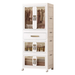 Armario Organizador Portatil Plegable  Multifuncional Con Ruedas