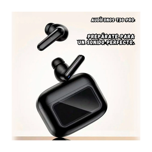 Audifonos Bluetooth Inalambricos Pantalla Tactil T30 Pro