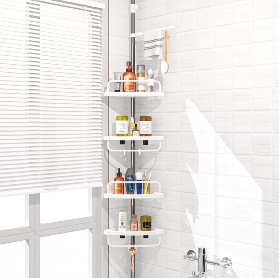 Organizador Esquinero Multifuncional Ducha Y Baño 4 Niveles