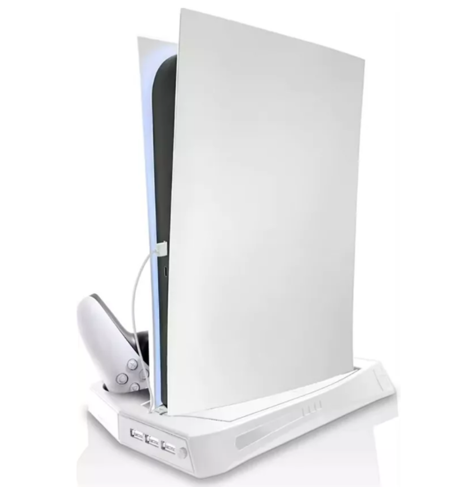 Base Refrigerante Para Play 5 Estación De Carga Dual 3 Usb