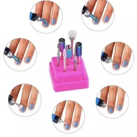 Kit De Brocas Puntas Fresa Acero Tungsteno Drill Pulidor Uña