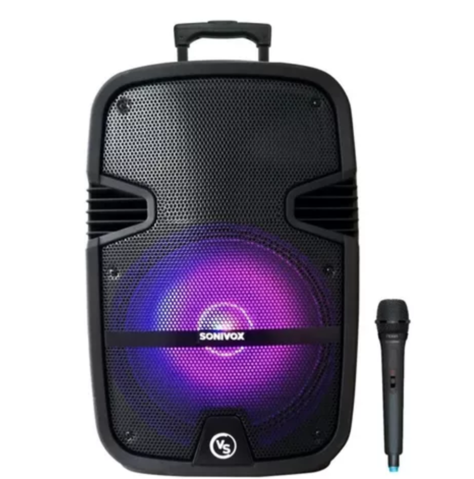 Parlante Sonivox Vs-s2285 Recargable 12 Pulgadas Tripode+mic