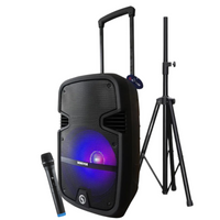 Parlante Sonivox Vs-s2285 Recargable 12 Pulgadas Tripode+mic