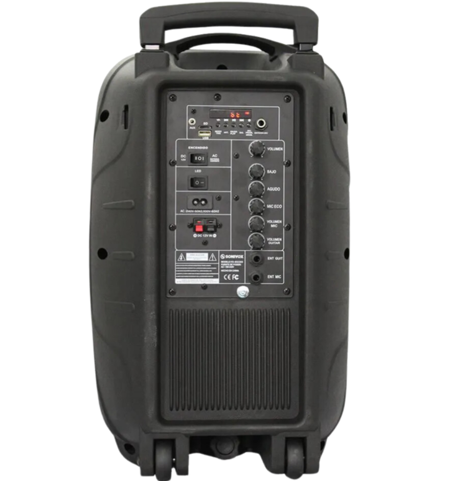 Parlante Sonivox Vs-s2285 Recargable 12 Pulgadas Tripode+mic