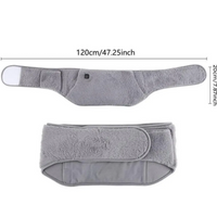 Cinturón Térmico USB Alivia Dolor Lumbar Calor Ajustable