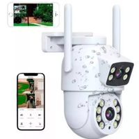 Cámara Ip Exterior Wifi Movimiento Nocturna Ip66 Doble Lente
