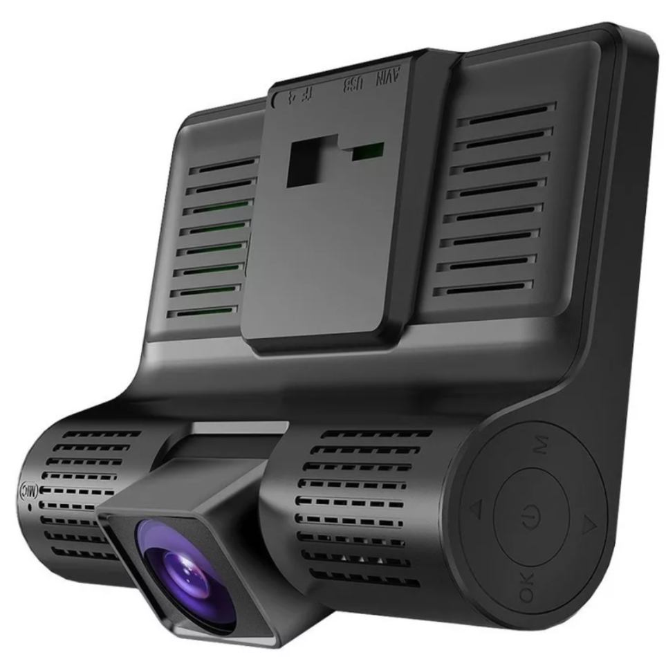 Cámara Para Carro Dvr 3 Lentes 1080p Full Hd Dash Cam 3 En 1