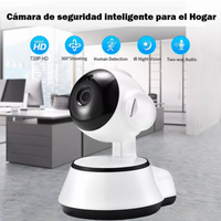 Cámara De Seguridad Wifi Inteligente 720p Robótica V380 Q6