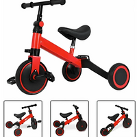 Bicicleta De Equilibrio Infantil 3 En 1 Con Pedales