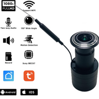 Camara Para Puerta Ojo De Pez App Tuya Ip Wifi Inalambrica