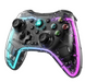 Control Inalambrico Gamepad Transparente Rgb Joystick Bsp-s3