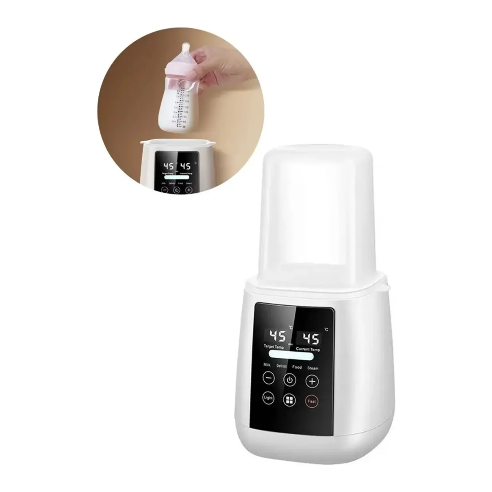 Calentador y Esterilizador De Biberones 6 en 1 Pantalla Led
