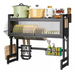 Escurridor Platos Cocina Con Gabinete Color Negro 65cm