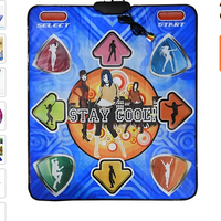 "Alfombra De Baile Tapete De Juegos Stepmania Coilmix Tv Y Pc Usb "